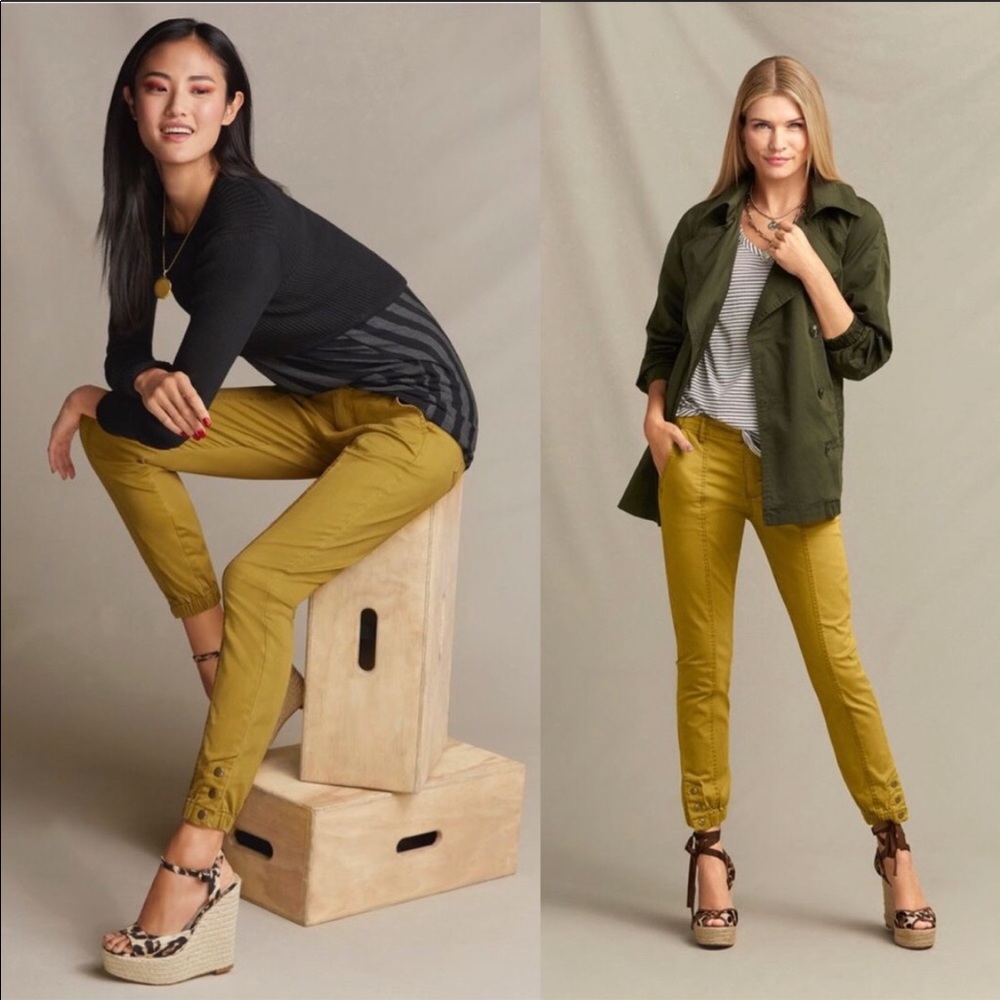 CAbi Mustard Yellow Pants